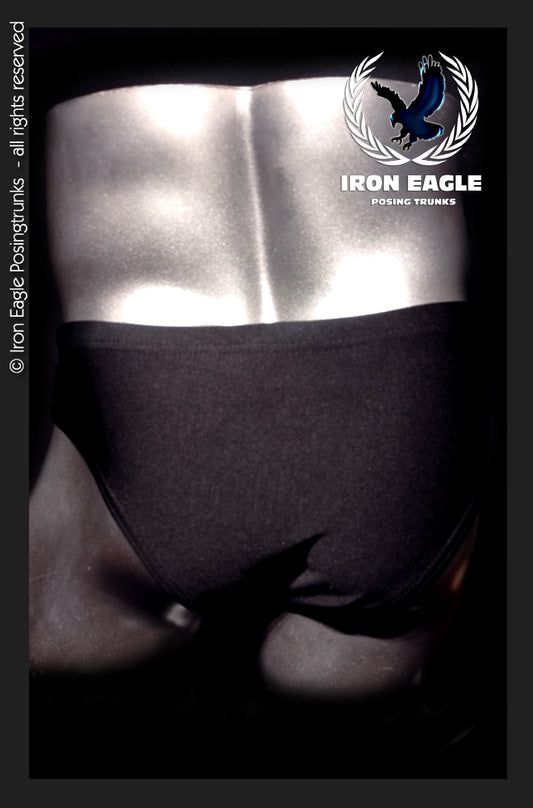 Classic Physique Briefs - 3'' Black Italian Lycra