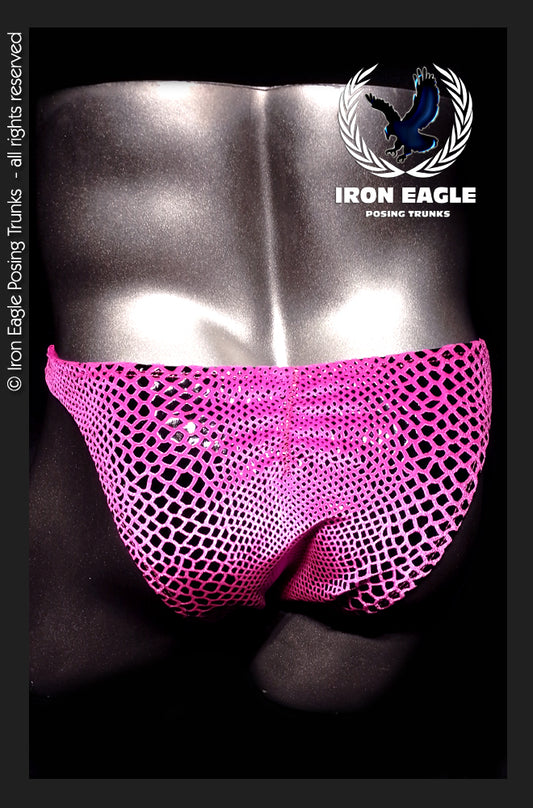 Fuchsia Snakeskin Velvet