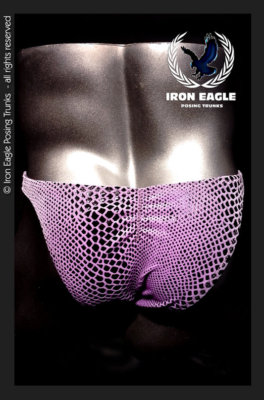 Lilac Snakeskin Velvet