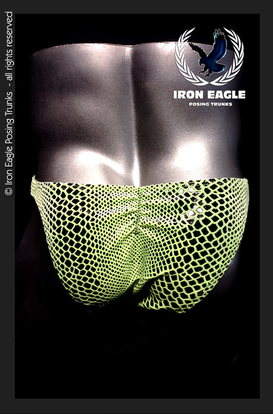 Lime Snakeskin Velvet