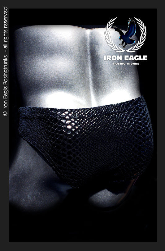 Pro Classic Physique Briefs - 2'' Black Mamba Velvet