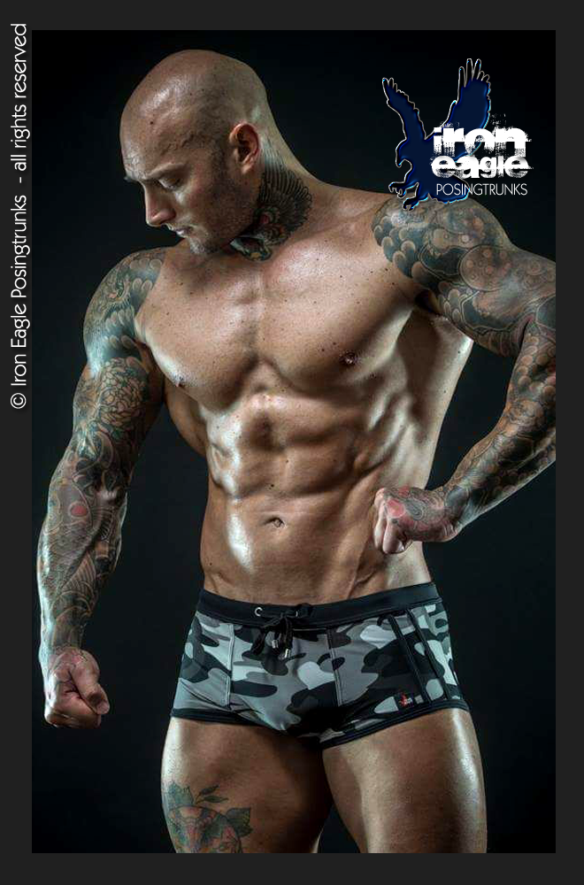 Iron Eagle Low Rise Trunks - camouflage