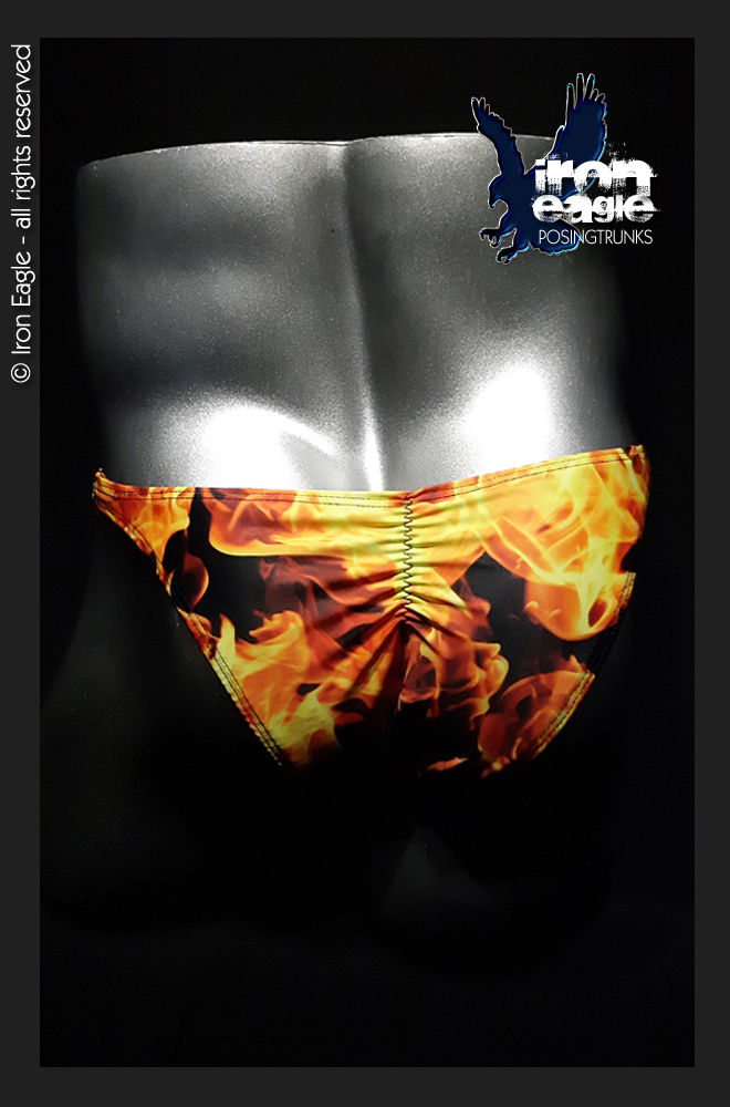 Iron Eagle Posing Trunks - Blaze