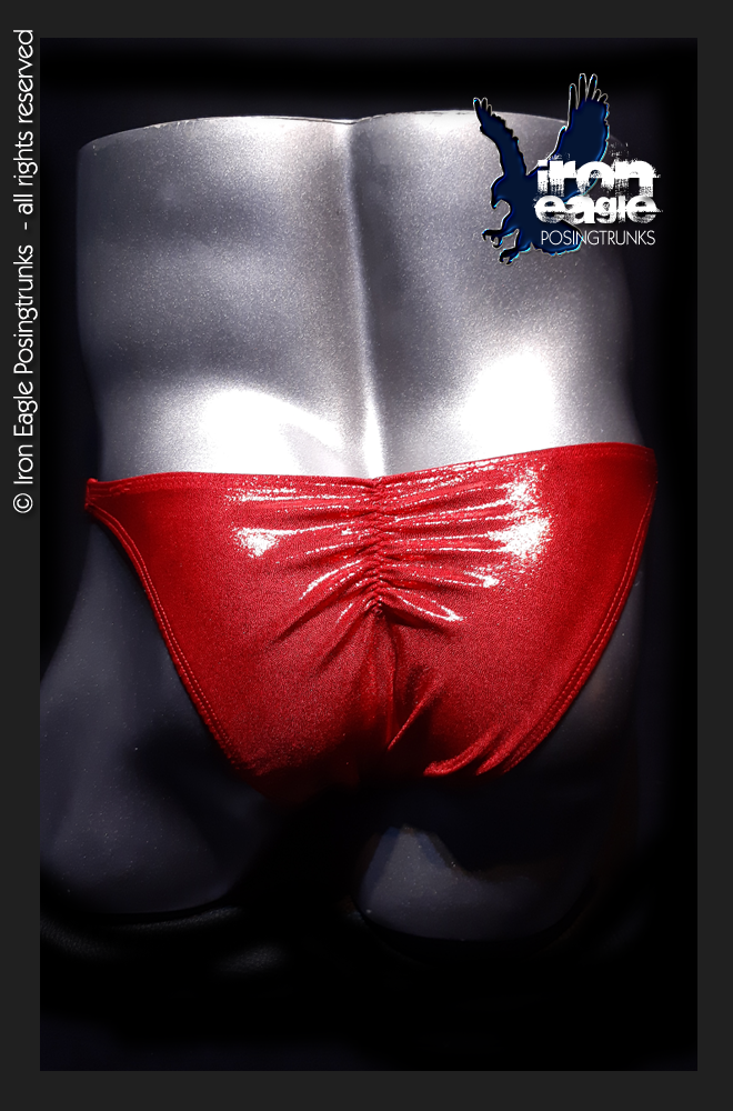 Iron Eagle Posing Trunks - Red Mystique©
