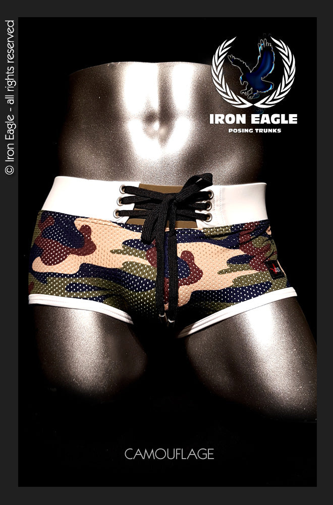 Low Rise Briefs - Camo Mesh Kaki