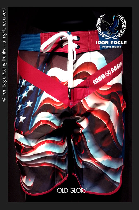 - Old Glory - (burgundy)