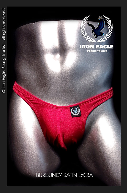 Burgundy Satin Lycra