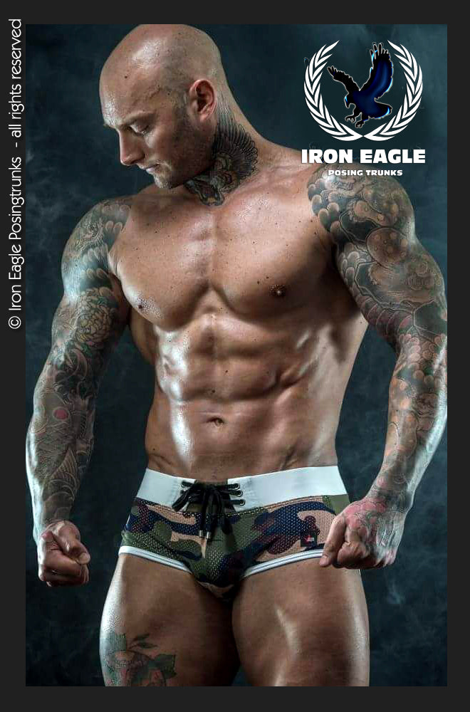 Low Rise Briefs - Camo Mesh Kaki