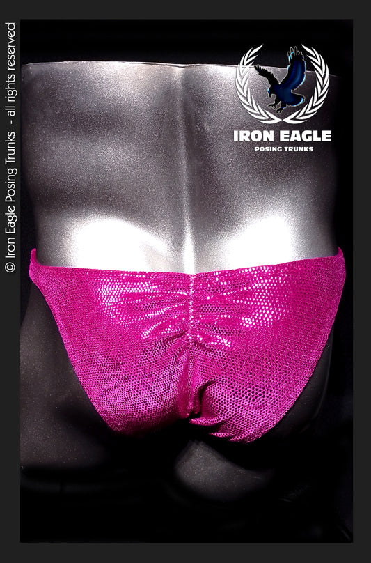 Cerise Velvet Lizard Skin