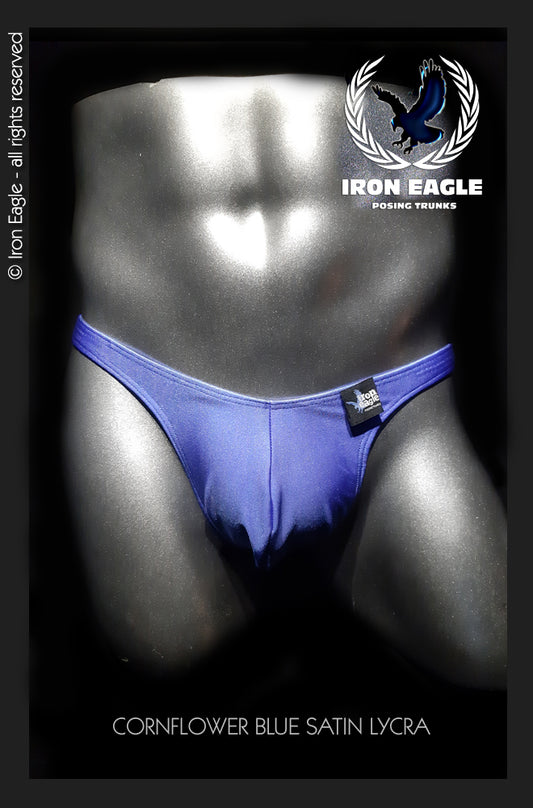 Cornflower Blue Satin Lycra