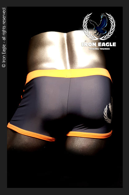 Low Rise Trunks - grey/orange