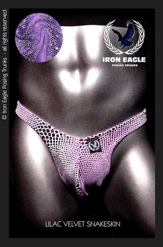 Lilac Velvet Snakeskin