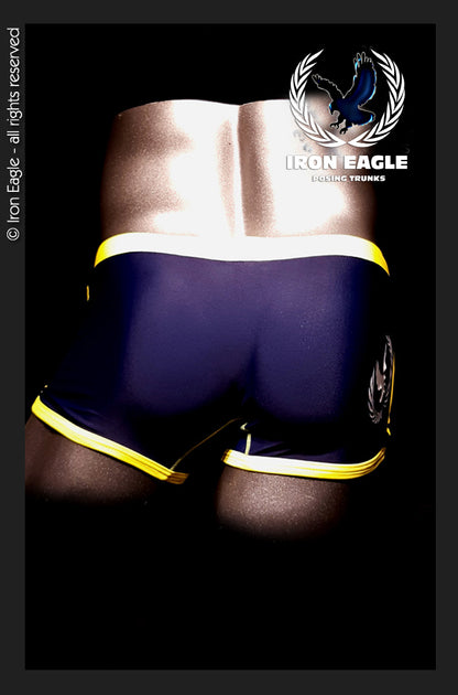 Low Rise Trunks - navy/yellow