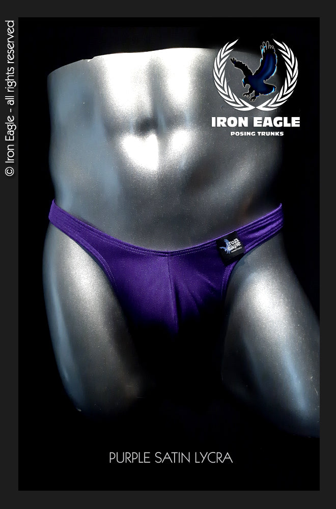 Purple Satin Lycra