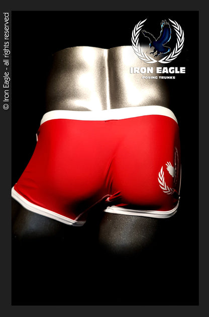 Low Rise Trunks - red/white