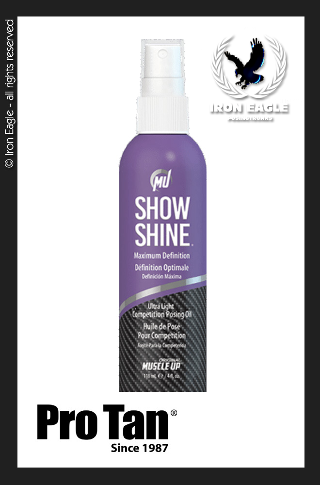Pro Tan Show Shine - Maximum Definition Ultra Light Competition Posing Oil - 118ml
