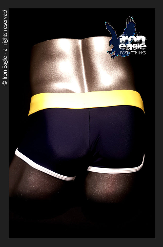 Iron Eagle Low Rise Briefs  - navy/red