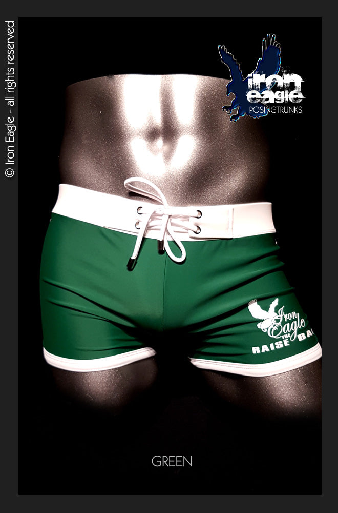 Iron Eagle Low Rise Trunks - green