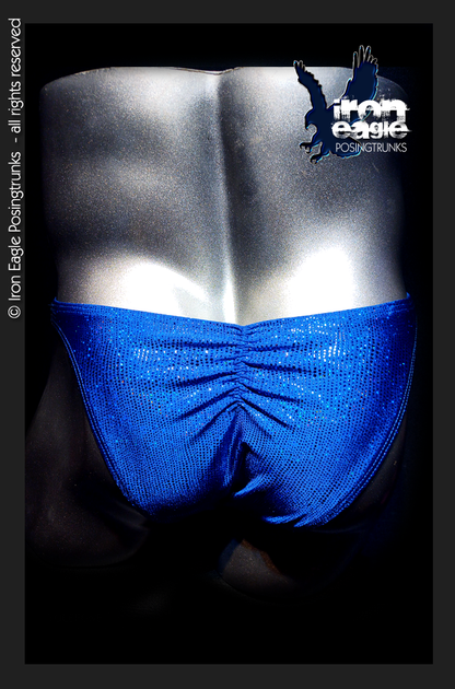 Iron Eagle Posing Trunks - Royal Blue Dazzle Mystique©
