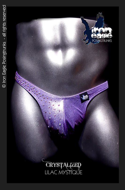 Iron Eagle Posing Trunks - Crystallised Lilac Mystique©