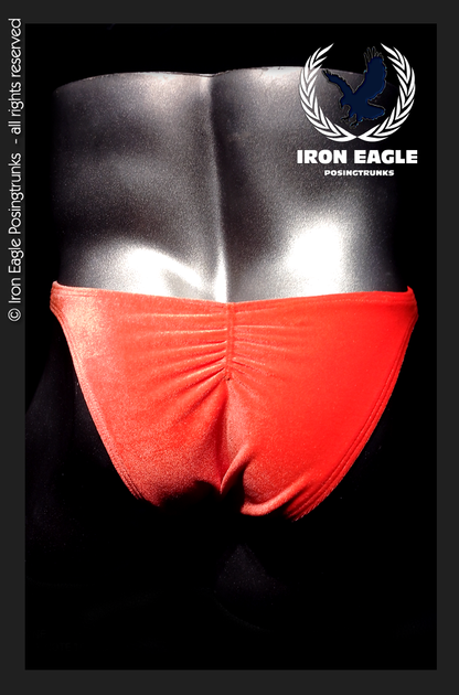 Iron Eagle Posing Trunks - Flo Orange
