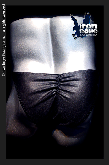 Iron Eagle Posing Trunks - Black Matt Mystique