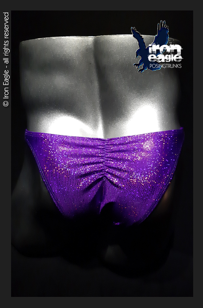 Iron Eagle Posing Trunks - Purple Dazzle Mystique©
