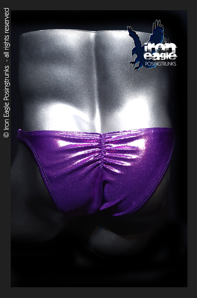 Iron Eagle Posing Trunks - Purple Mystique©