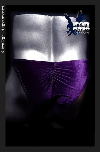Iron Eagle Posing Trunks - Purple Velvet