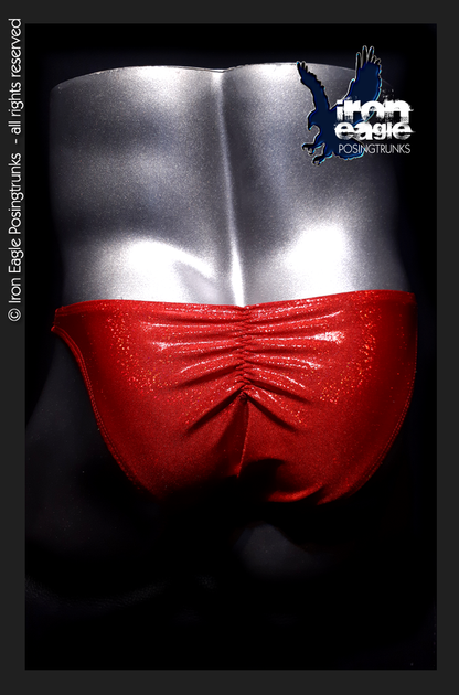 Iron Eagle Posing Trunks - Red Hologram Mystique©