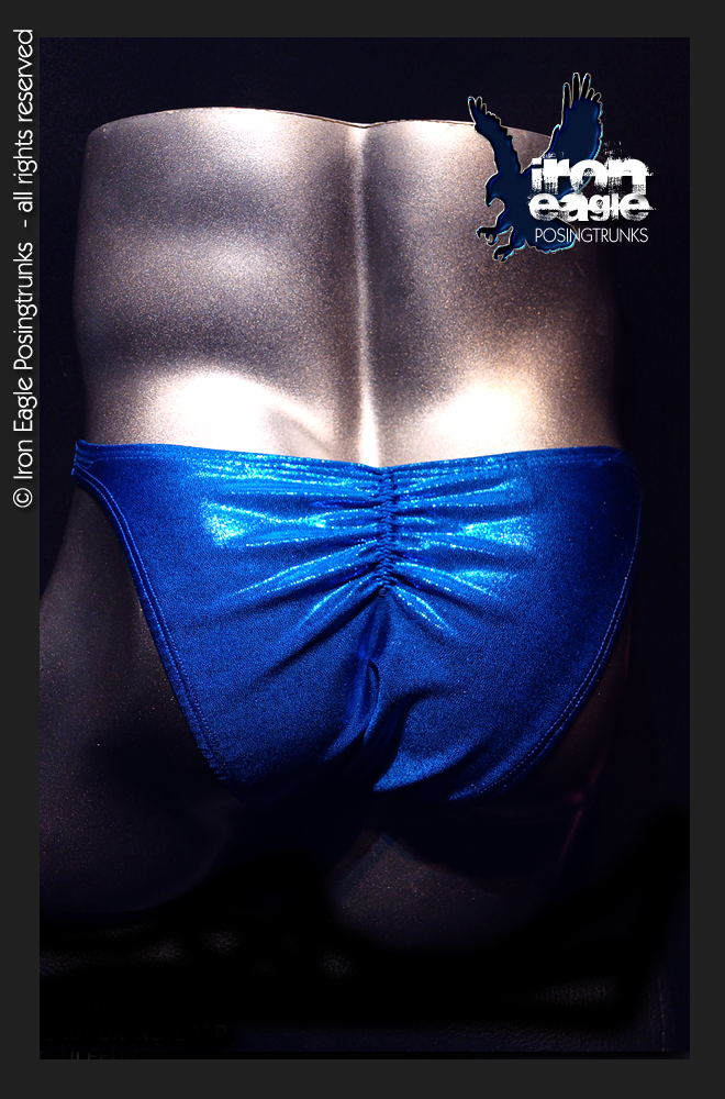 Iron Eagle Posing Trunks -  Royal Blue Mystique©