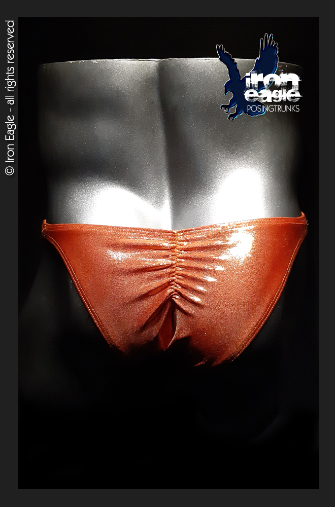 Iron Eagle Posing Trunks - Tangerine Mystique©